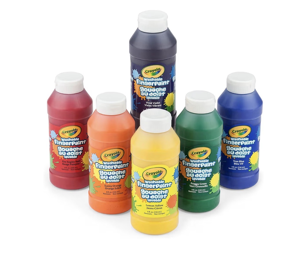 Finger Paints (Washable, Non-Toxic)