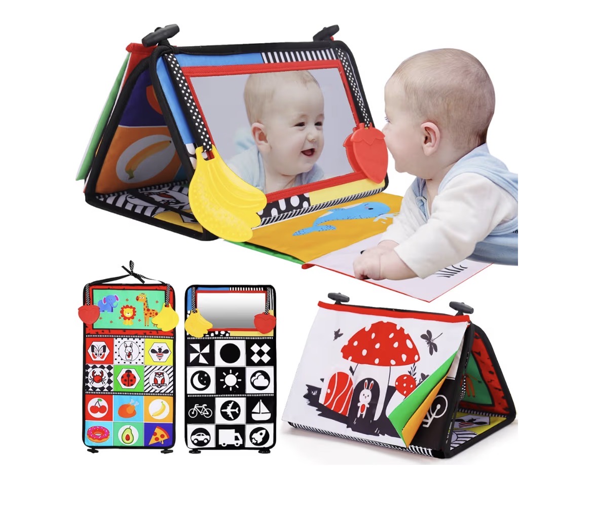 Tummy Time Mat with Mirror
