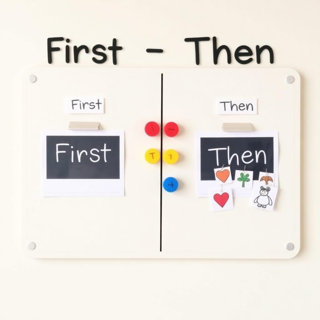 First-Then Visual Board