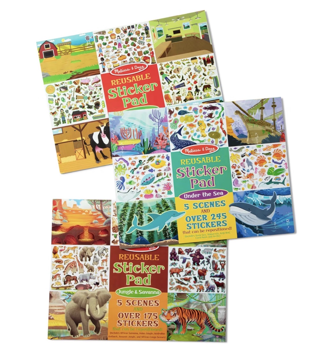 Reusable Sticker Scene Pads